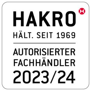 HAKRO Fachhaendlersiegel 2023 2024 Stitchit Stitchit AG - Die St. Galler Stickerei