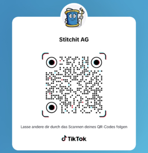 Tik Tok Code Stitchitag Stitchit AG - Die St. Galler Stickerei