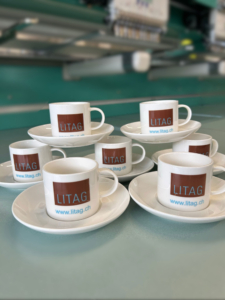 Espressotassen Litag Stitchit AG - Die St. Galler Stickerei