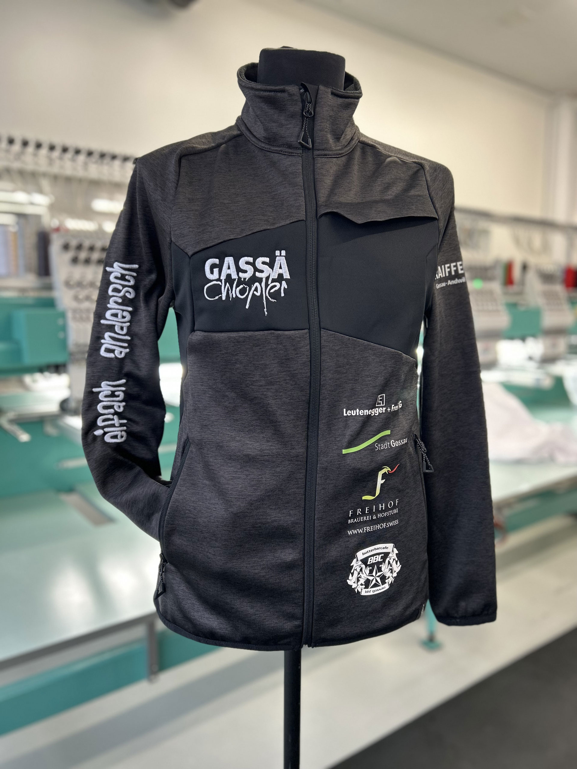 Guggaemusik Gassaechloepfer Fl Stitchit AG - Die St. Galler Stickerei