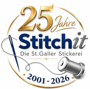 25 Jahre Jubiläum 25 Jahre Jubilaeum Stitchit AG - Die St. Galler Stickerei